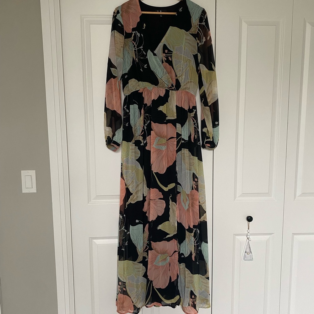 Long sleeve maxi dress